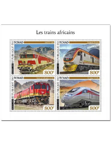 n° 3369/3372  - Timbre TCHAD Poste