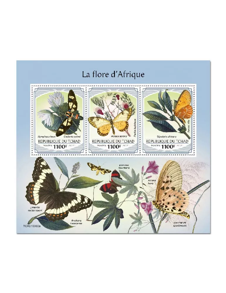 n° 3473/3475  - Timbre TCHAD Poste