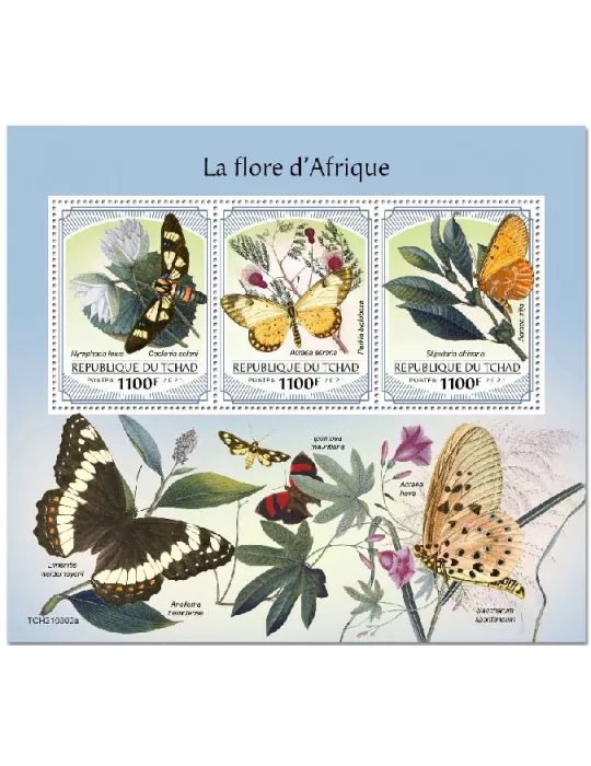 n° 3473/3475  - Timbre TCHAD Poste