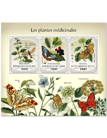 n° 3476/3478  - Timbre TCHAD Poste