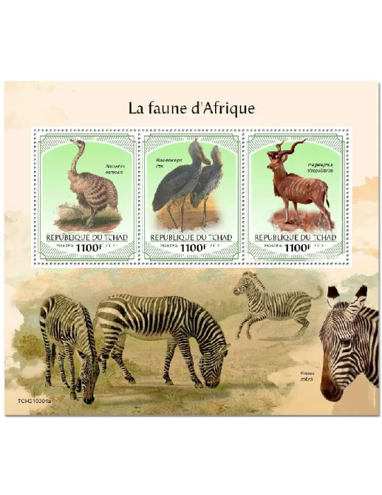 n° 3479/3481  - Timbre TCHAD Poste