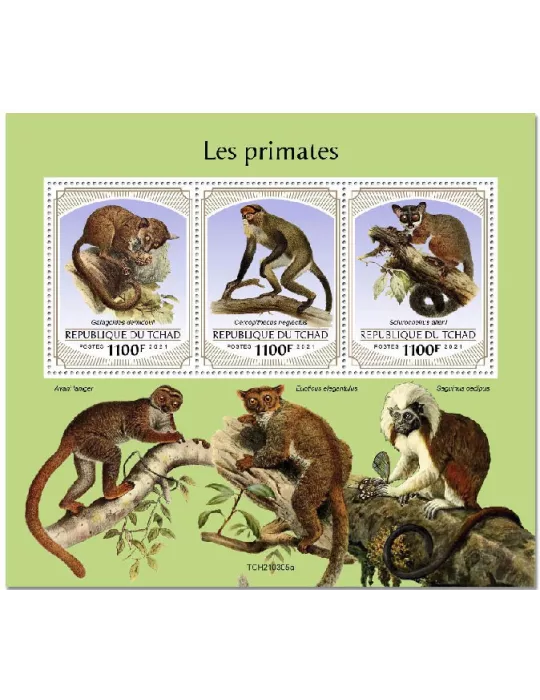 n° 3482/3484  - Timbre TCHAD Poste