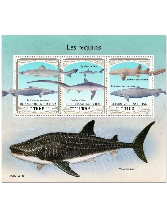 n° 3500/3502  - Timbre TCHAD Poste