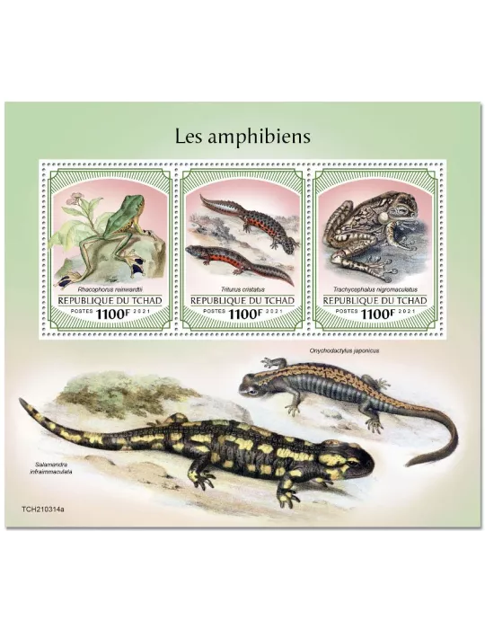 n° 3509/3511  - Timbre TCHAD Poste
