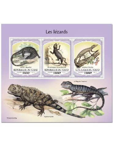 n° 3512/3514  - Timbre TCHAD Poste