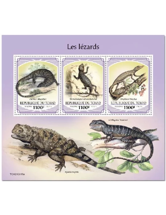 n° 3512/3514  - Timbre TCHAD Poste