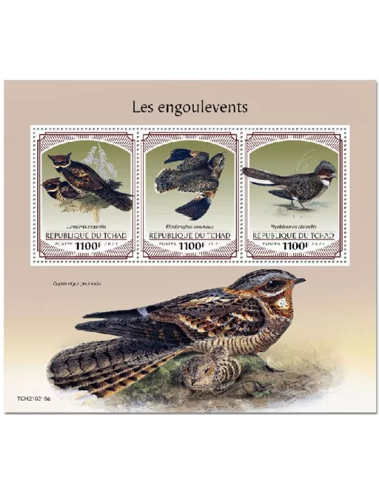 n° 3515/3517  - Timbre TCHAD Poste