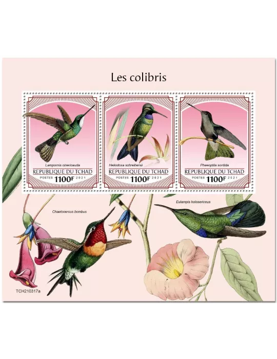 n° 3518/3520  - Timbre TCHAD Poste