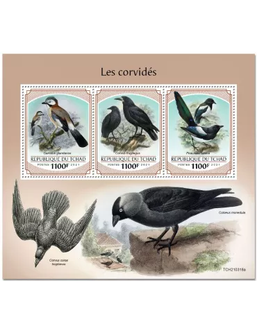 n° 3521/3523  - Timbre TCHAD Poste