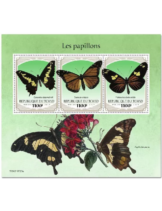 n° 3527/3529  - Timbre TCHAD Poste