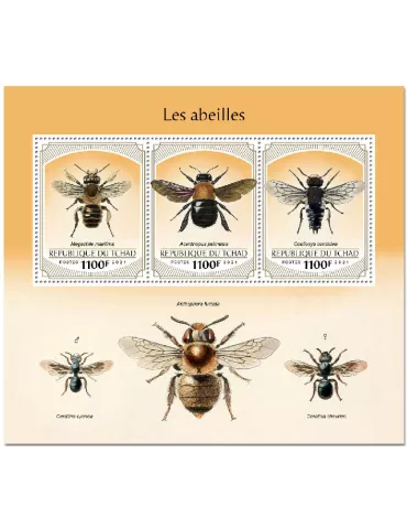 n° 3530/3532  - Timbre TCHAD Poste