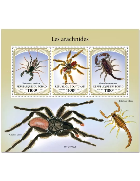 n° 3533/3535  - Timbre TCHAD Poste