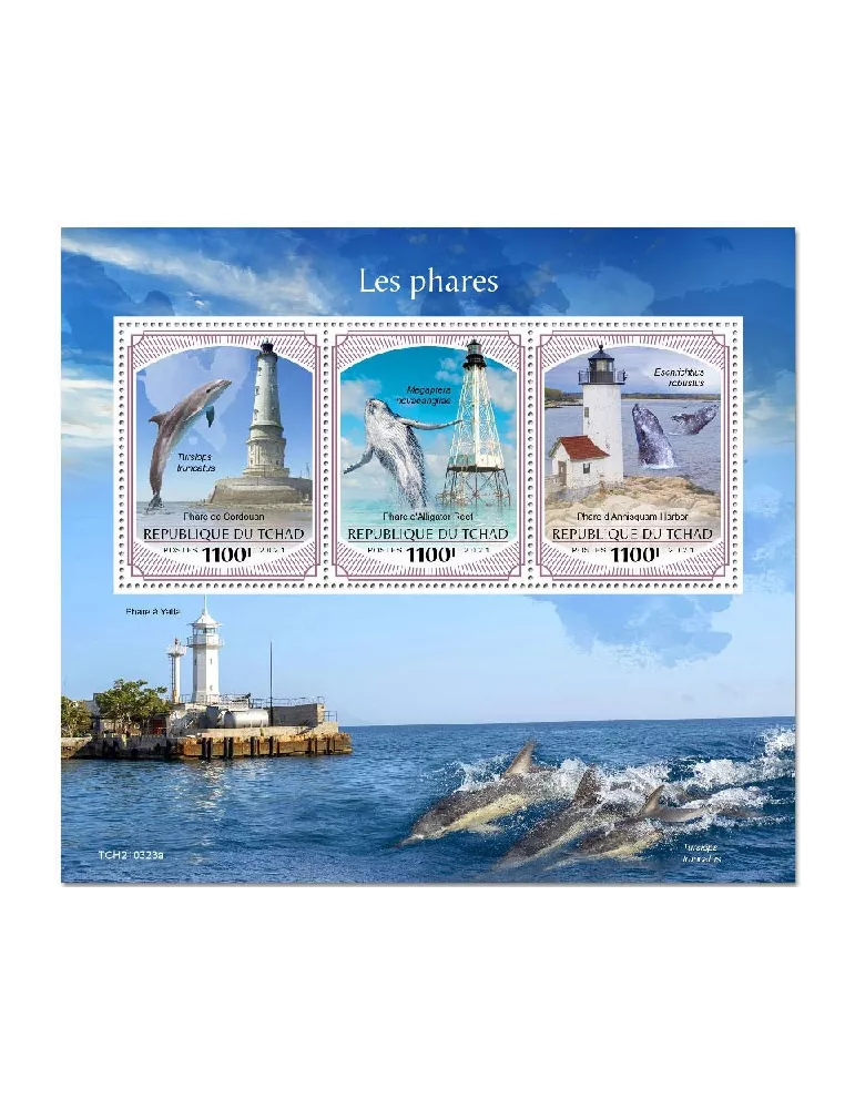 n° 3536/3538  - Timbre TCHAD Poste