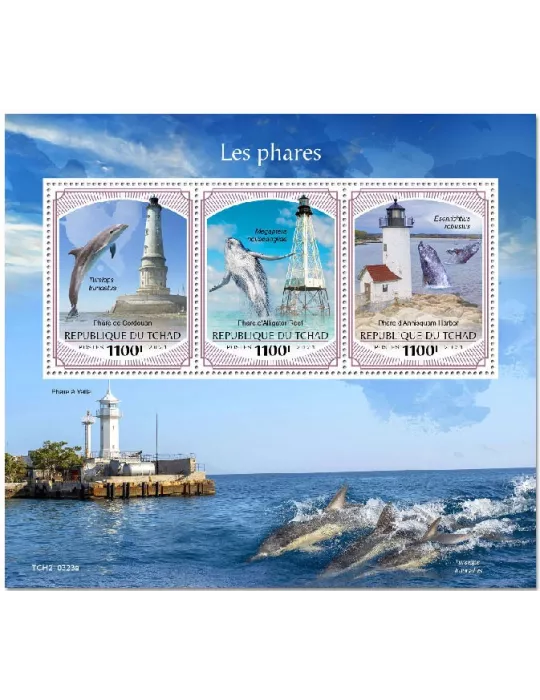 n° 3536/3538  - Timbre TCHAD Poste