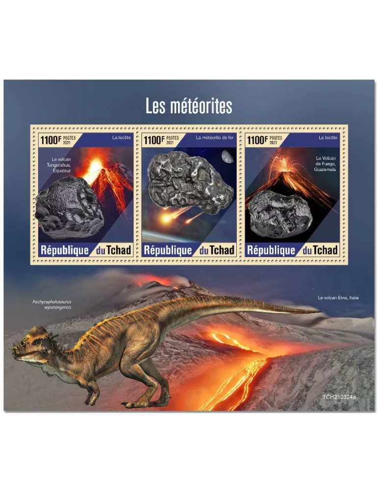 n° 3539/3541  - Timbre TCHAD Poste