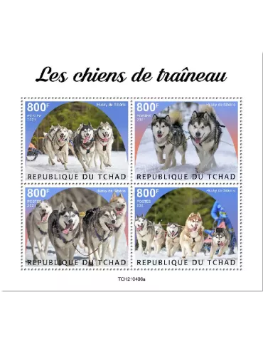 n° 3641/3644  - Timbre TCHAD Poste