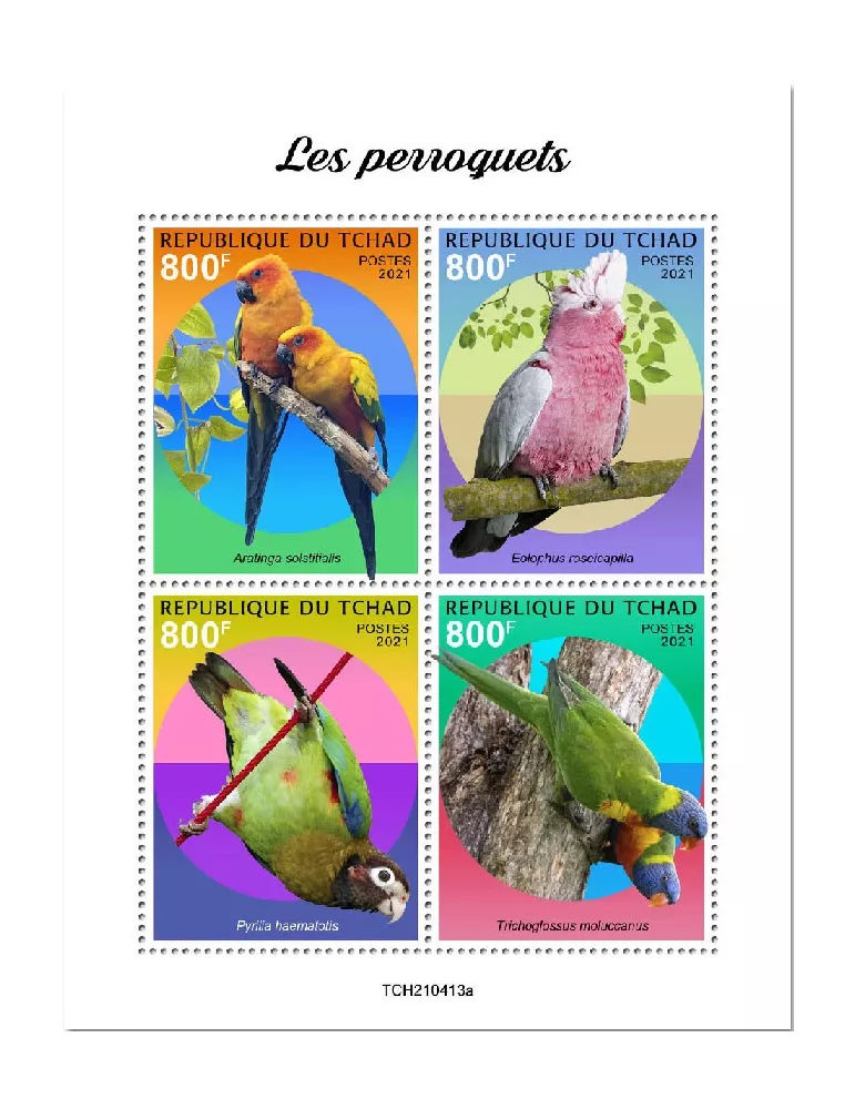 n° 3669/3672  - Timbre TCHAD Poste