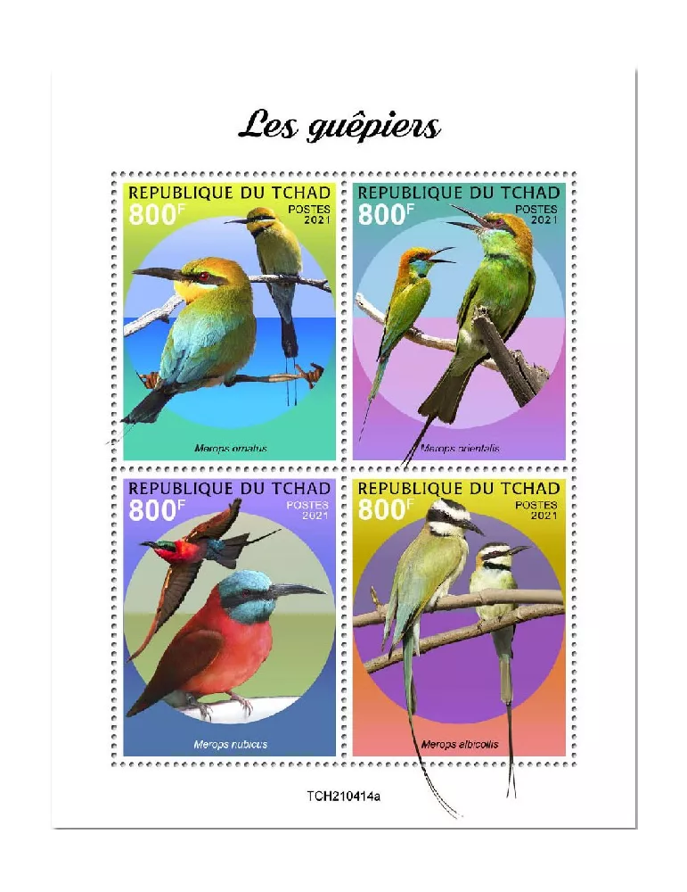 n° 3673/3676  - Timbre TCHAD Poste