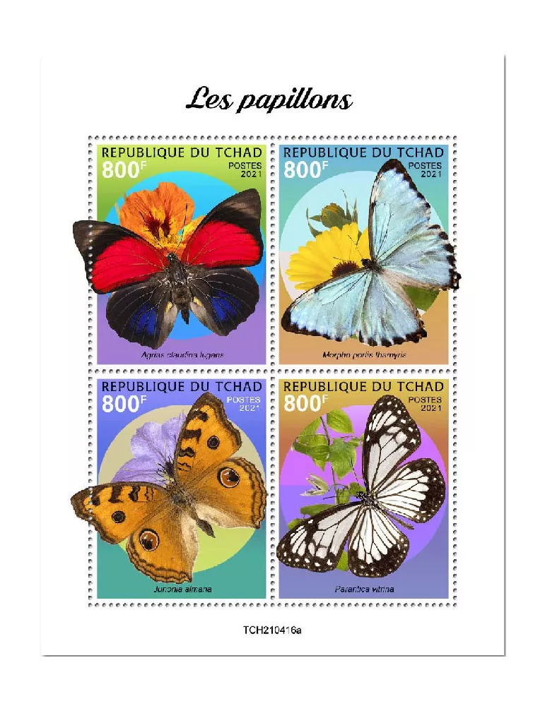 n° 3681/3684  - Timbre TCHAD Poste