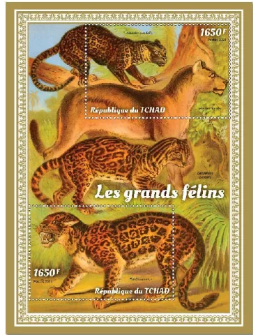 n° 3689/3690  - Timbre TCHAD Poste