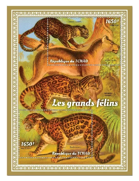 n° 3689/3690  - Timbre TCHAD Poste