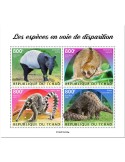 n° 3696/3699  - Timbre TCHAD Poste