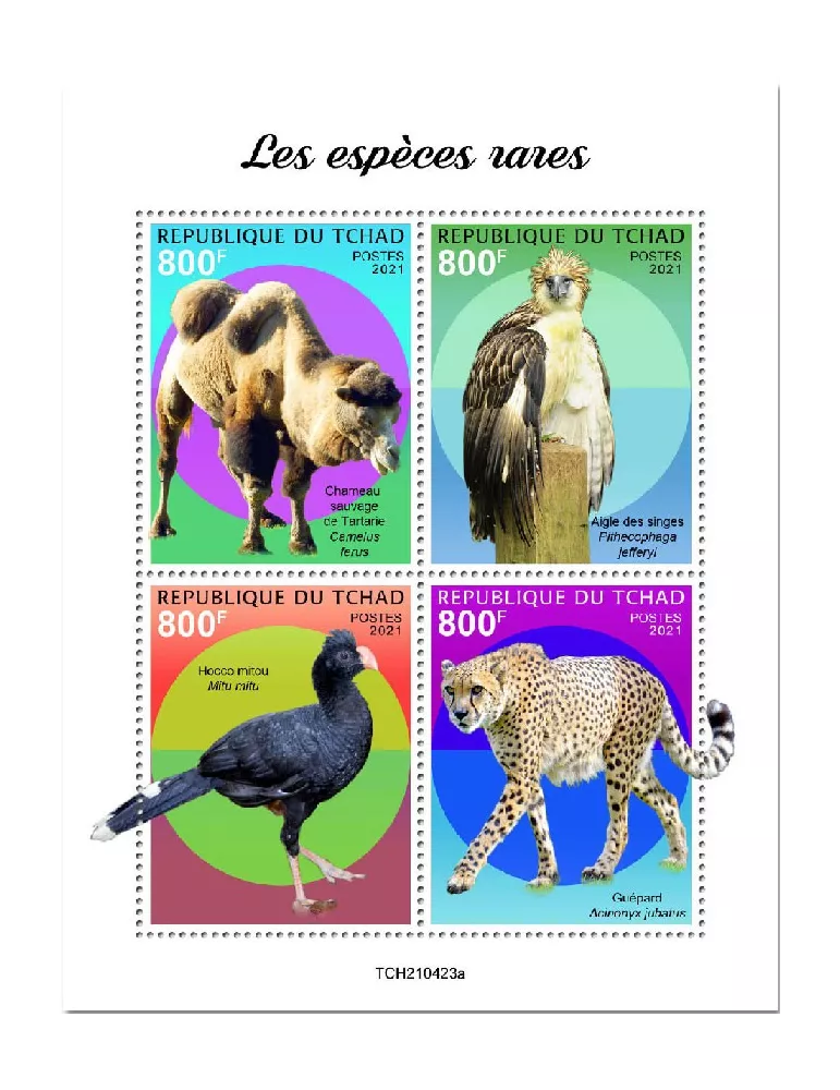 n° 3700/3703  - Timbre TCHAD Poste