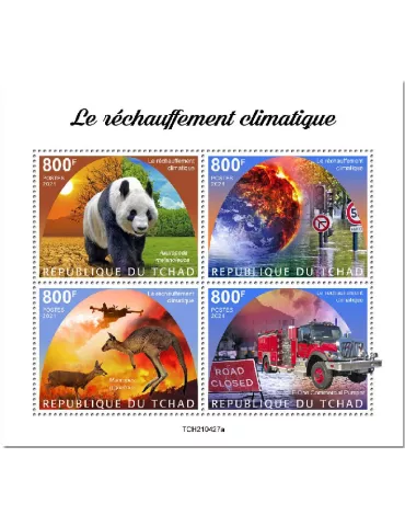 n° 3716/3719  - Timbre TCHAD Poste