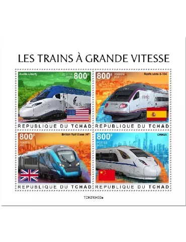 n° 3728/3731  - Timbre TCHAD Poste