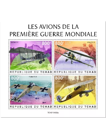 n° 3740/3743  - Timbre TCHAD Poste