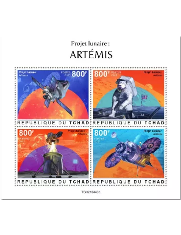 n° 3770/3773  - Timbre TCHAD Poste