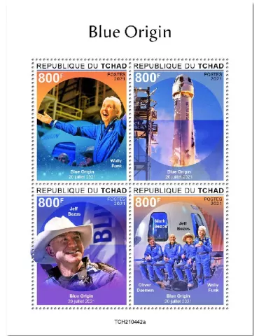 n° 3778/3781  - Timbre TCHAD Poste