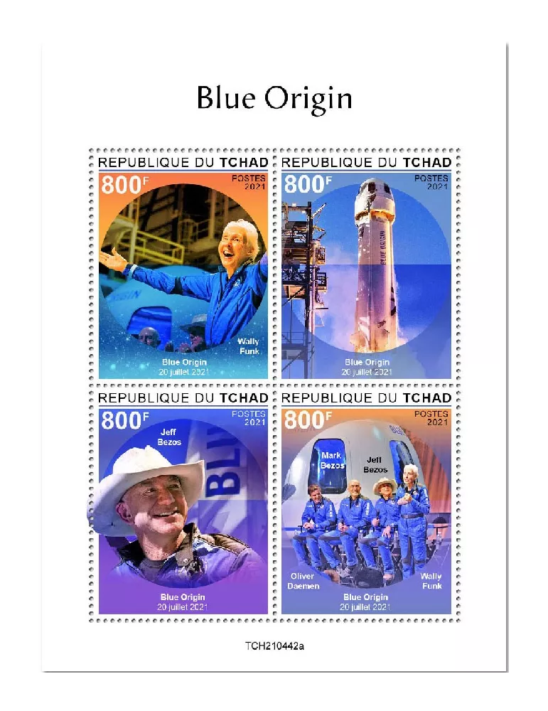 n° 3778/3781  - Timbre TCHAD Poste