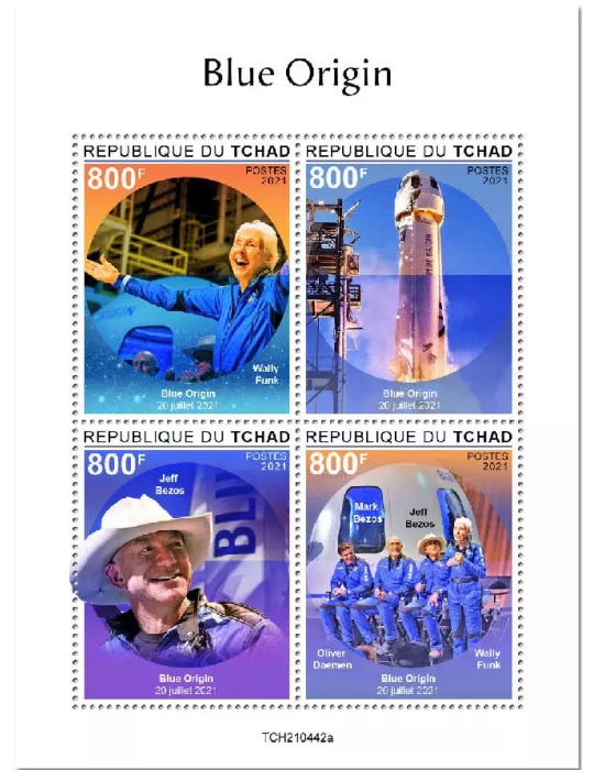 n° 3778/3781  - Timbre TCHAD Poste