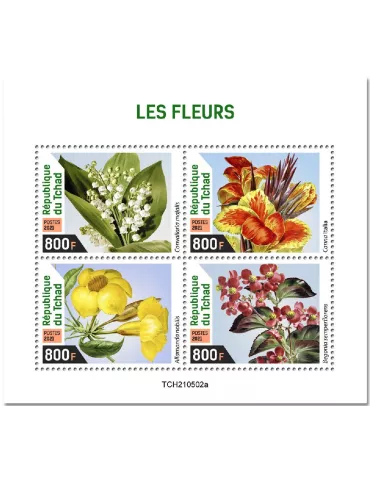 n° 3794/3797  - Timbre TCHAD Poste