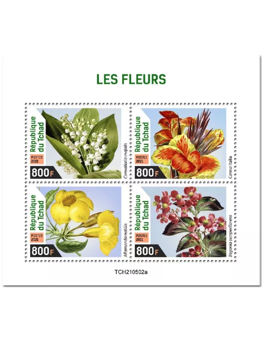 n° 3794/3797  - Timbre TCHAD Poste