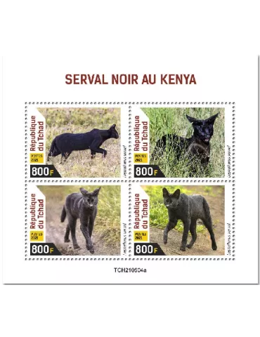n° 3802/3805  - Timbre TCHAD Poste
