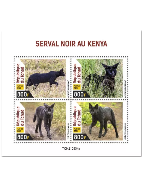 n° 3802/3805  - Timbre TCHAD Poste