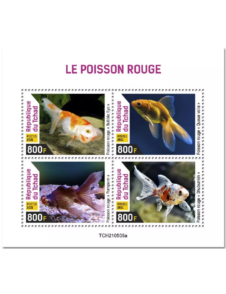 n° 3806/3809  - Timbre TCHAD Poste