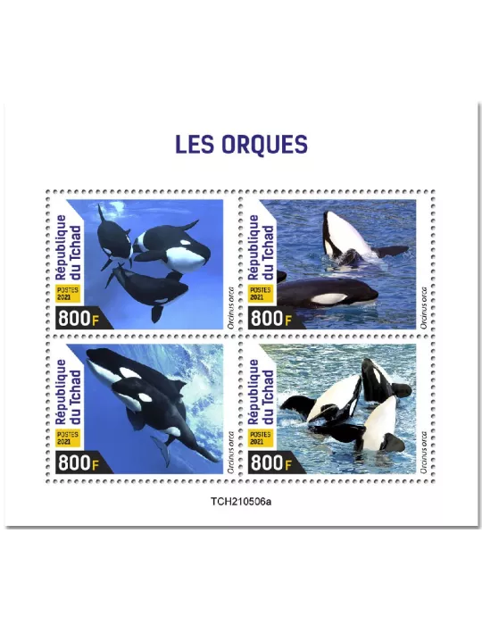 n° 3810/3813  - Timbre TCHAD Poste