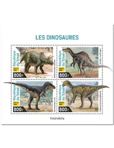 n° 3814/3817  - Timbre TCHAD Poste