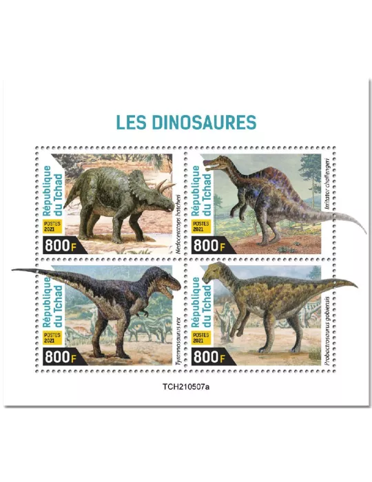 n° 3814/3817  - Timbre TCHAD Poste