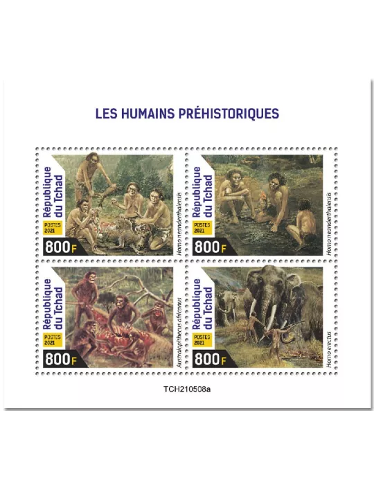 n° 3818/3821  - Timbre TCHAD Poste