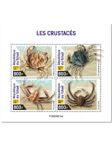 n° 3842/3845  - Timbre TCHAD Poste