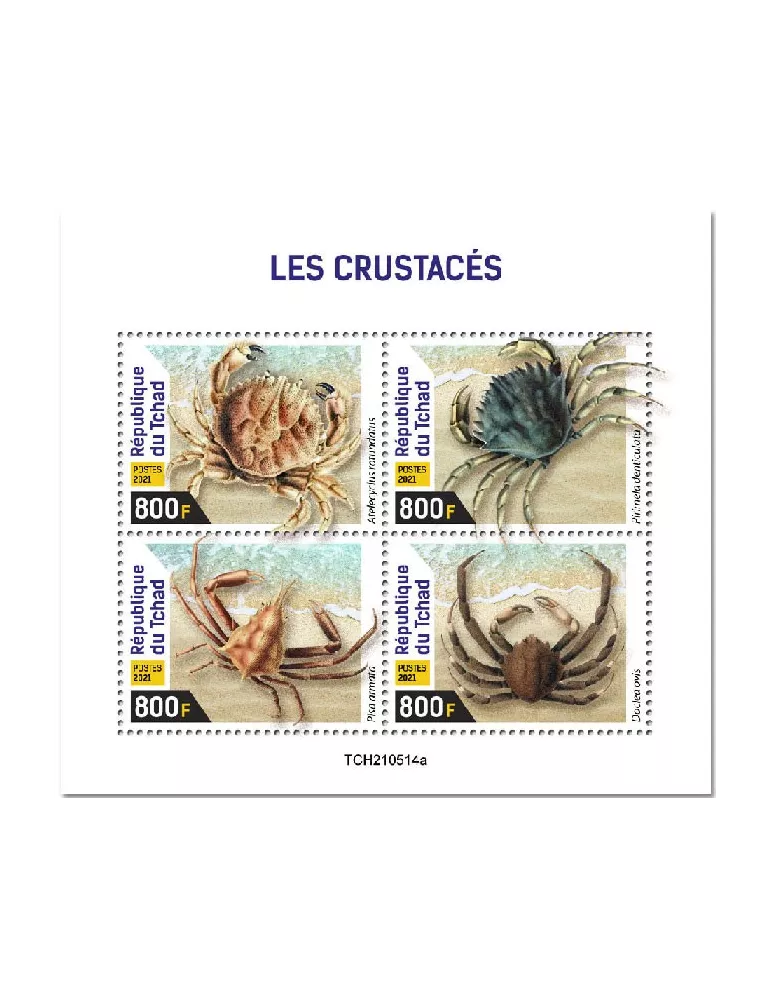 n° 3842/3845  - Timbre TCHAD Poste
