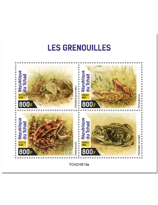 n° 3846/3849  - Timbre TCHAD Poste