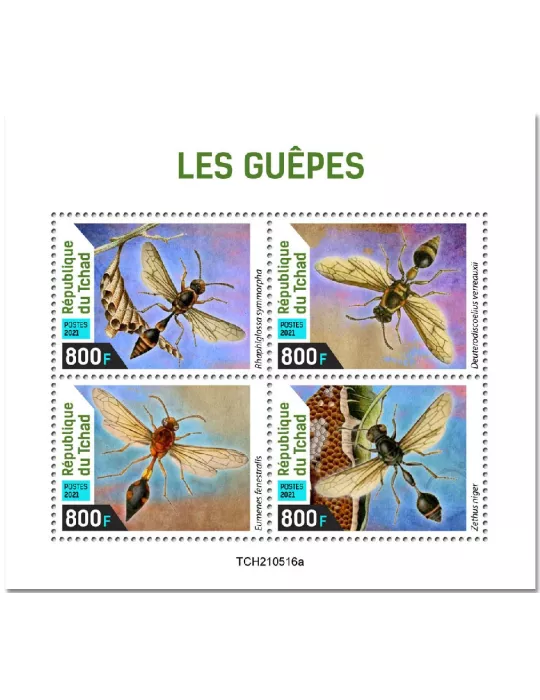 n° 3850/3853  - Timbre TCHAD Poste