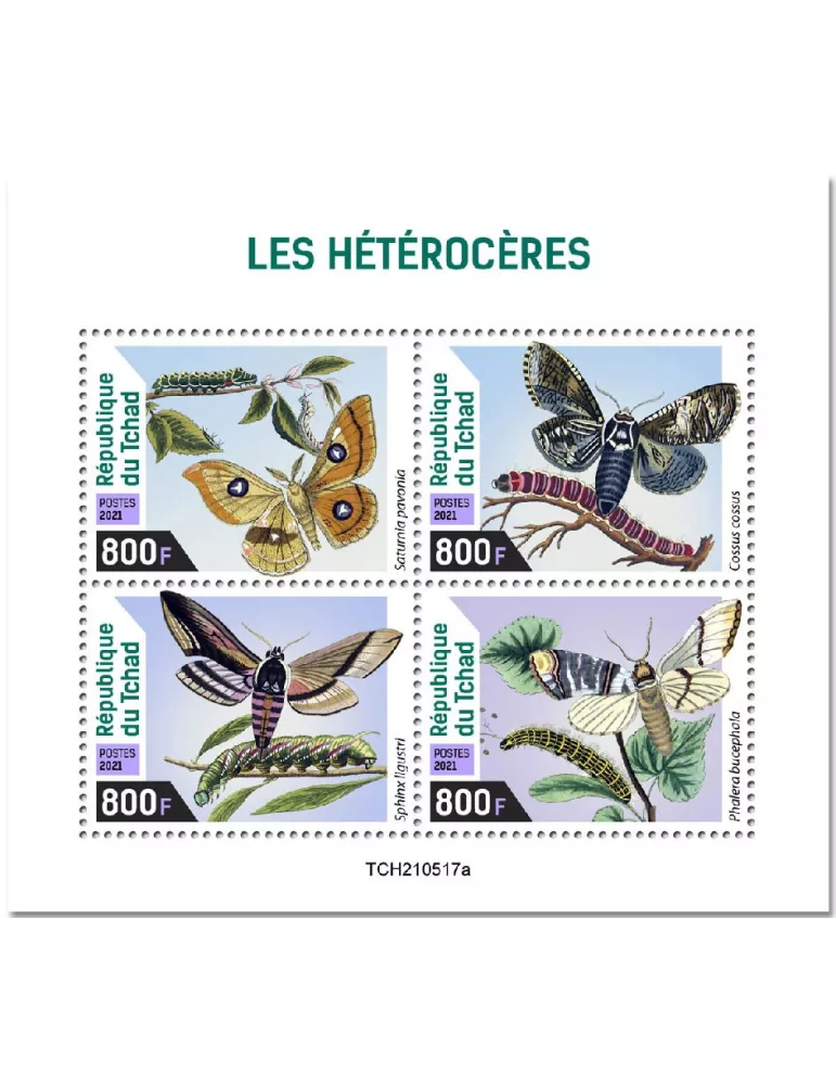 n° 3854/3857  - Timbre TCHAD Poste