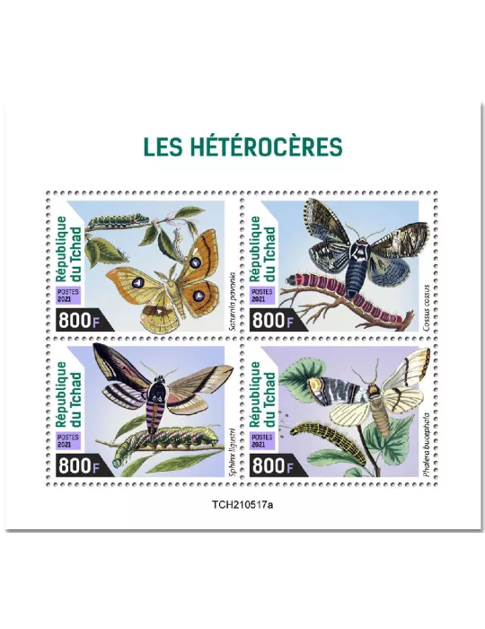 n° 3854/3857  - Timbre TCHAD Poste