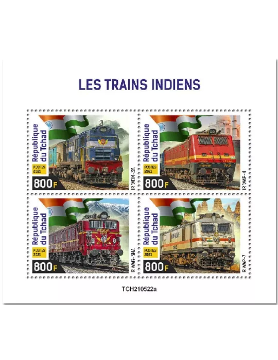 n° 3874/3877  - Timbre TCHAD Poste